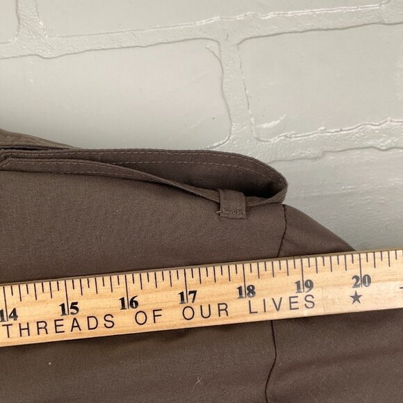 Savile Row London Coat Men Medium 42‎ Brown Kingston Trench Rain Belt Warmer VTG - Picture 14 of 16